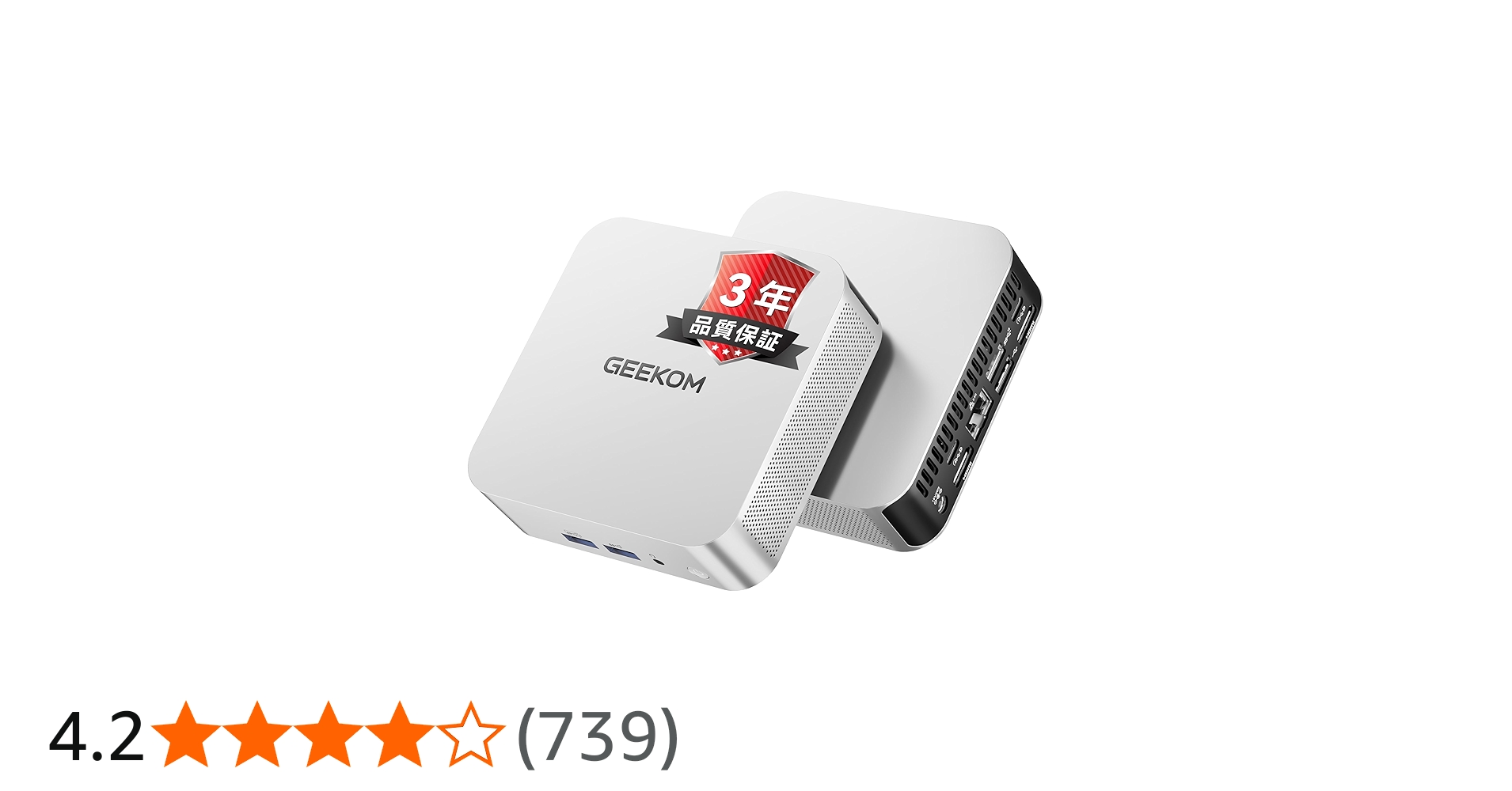 Amazon.co.jp: 【欧州受賞・年間ベストパソコン】GEEKOM A6 ミニpc