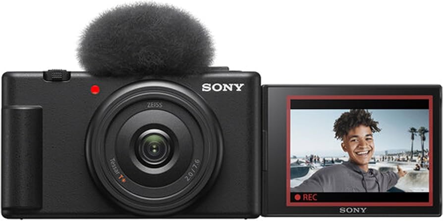 Amazon.com : Sony ZV-1F Vlogging Camera |20.1MP | 64GB Extreem