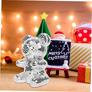 Amazon.co.jp: GREENADSCAPE ミラーディスコボールベア デスクトップ