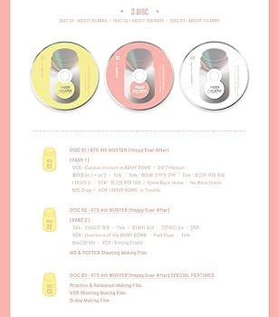 BTS 4th Muster (Happy Ever After) | Amazon.com.br