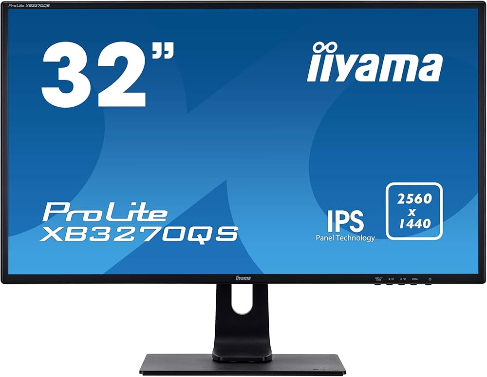 Amazon.co.jp: iiyama WQHD モニター ディスプレイ XB3270QS-B1 (31.5