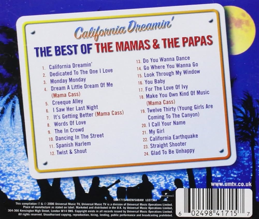 The Mamas And The Papas - California Dreamin: The Best of the