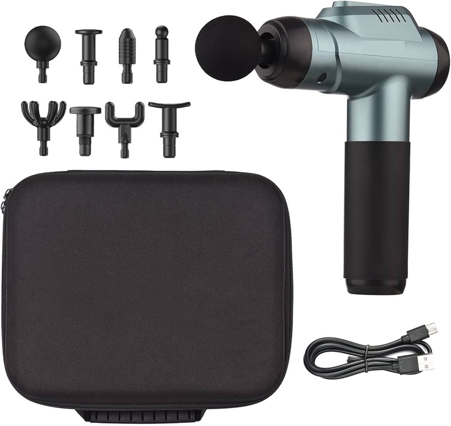 Amazon | Fascia Gun マッサージ 筋肉弛緩マッサージャー 99 振動速度