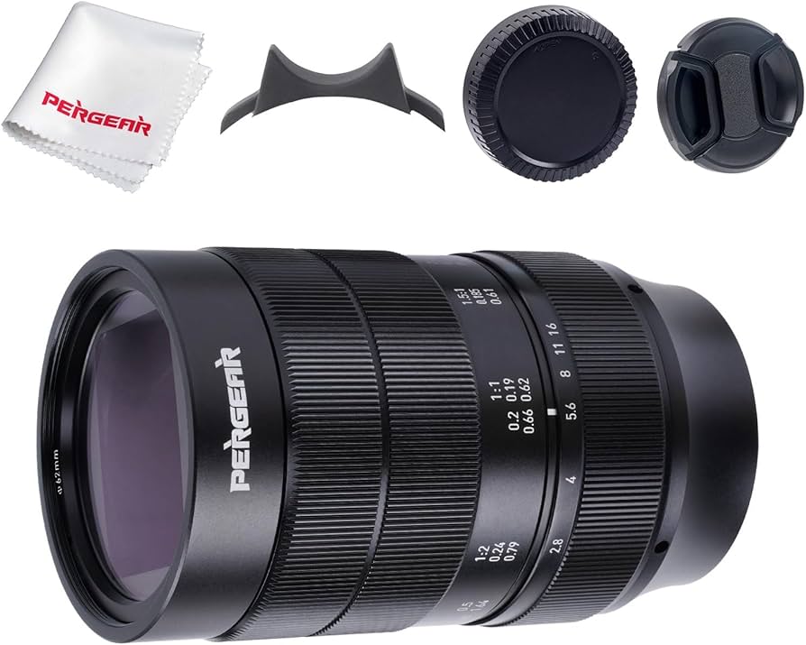 Amazon.com : PERGEAR 60mm F2.8 II Ultra-Macro Lens with 2X
