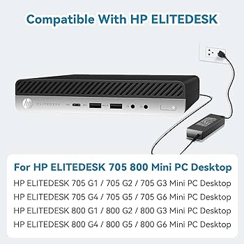 Amazon.com: 90W 65W AC Adapter for HP EliteDesk 800 705 G1 G2 G3