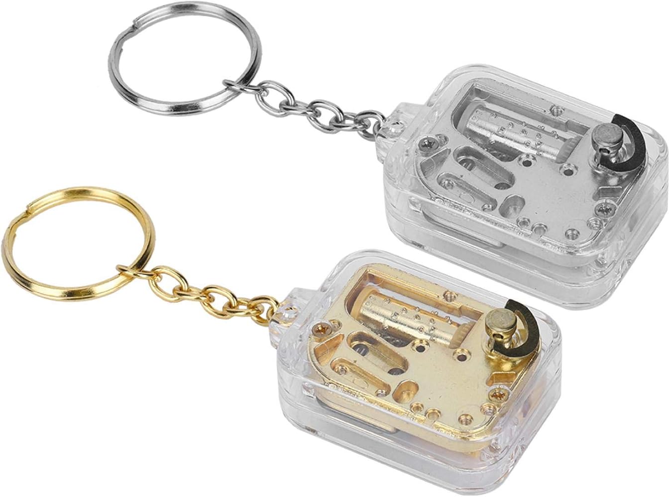 Amazon.co.jp: Garsent ミニオルゴールキーホルダー、持ち運びに便利な