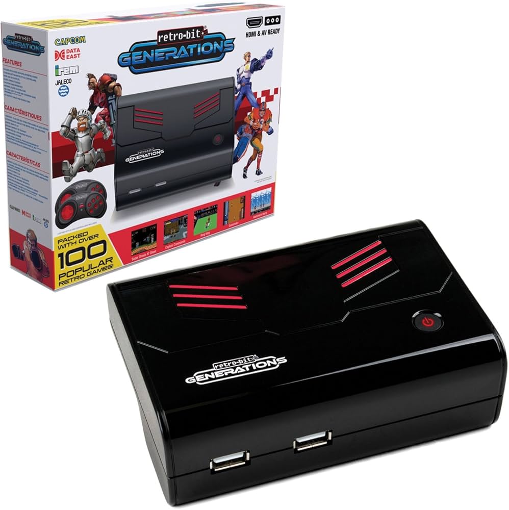 Amazon.com: Retro-Bit Generations - Plug and Play Game Console Red