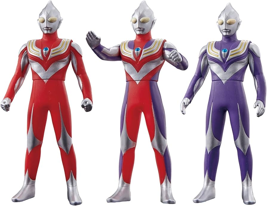 中国限定 レア ウルトラマン ソフビ 55周年 セット ティガ ダイナ