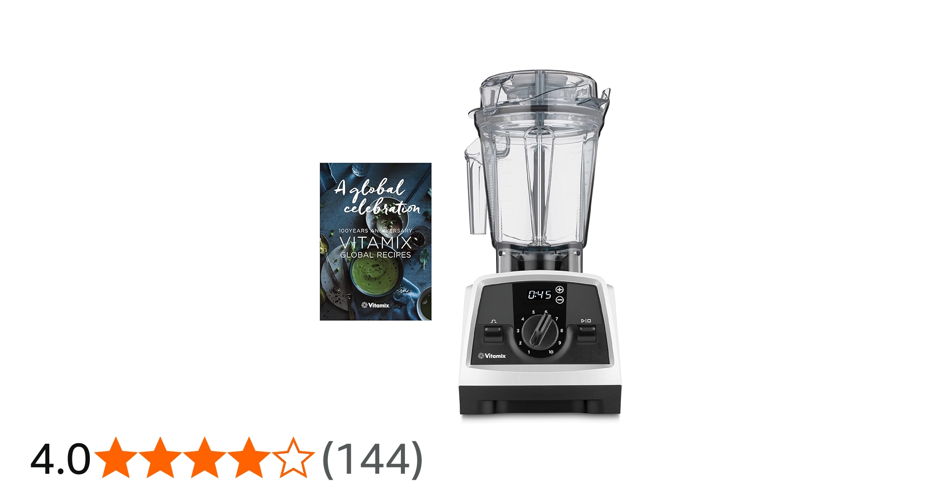Amazon | 【公式】Vitamix V1200i ホワイト ミキサー 限定特典付き 1台