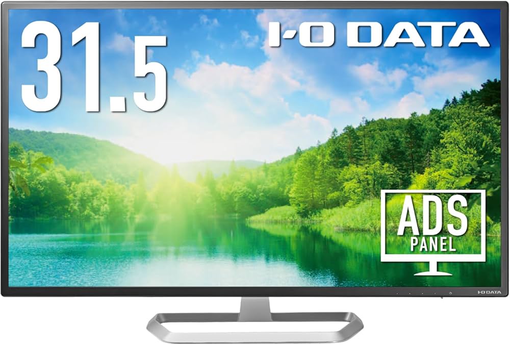 Amazon.co.jp: IODATA モニター 31.5インチ ADSパネル ブラック(HDMI×2