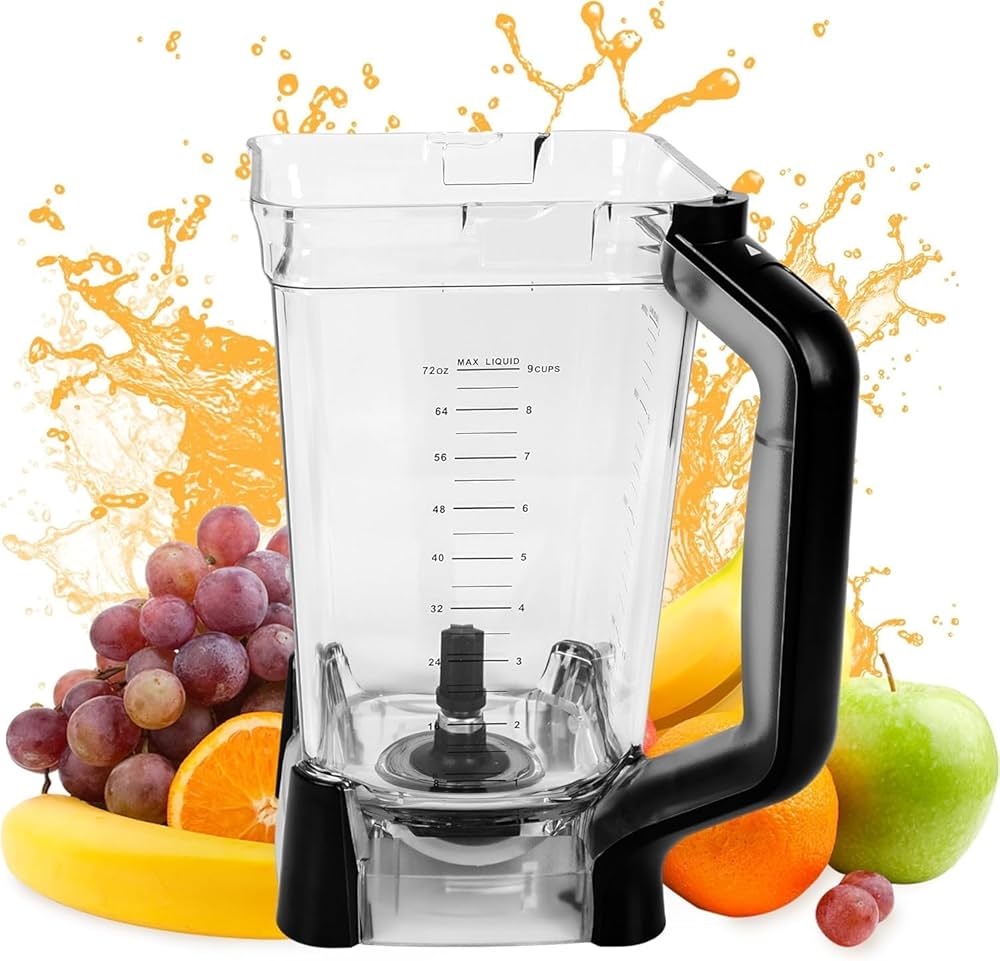 for Ninja BL610 BL710 Blender Replacement Pitcher - 72 oz (9 Cups