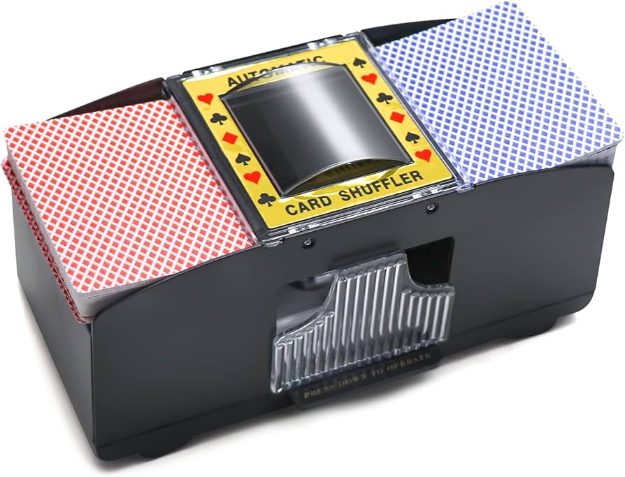 Amazon | Homwom 自動カードシャッラー トランプ UNO テキサス