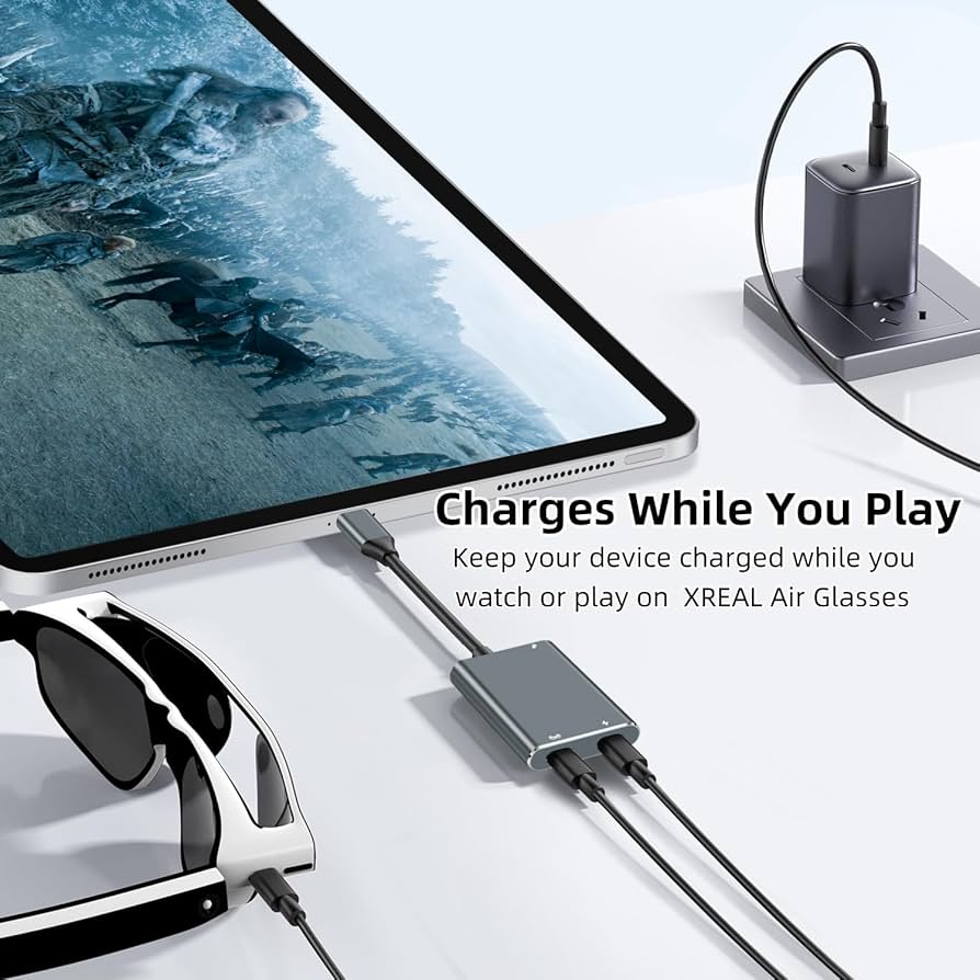 Amazon.com: XREAL Hub Charging and Play Adapter,USB C to AR