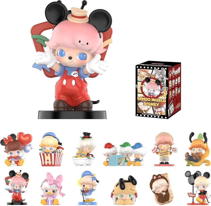 Amazon.com: POP MART DIMOO World × Disney Series Figures, Blind