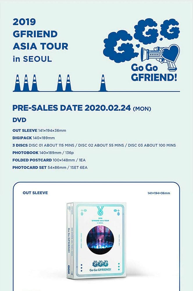Amazon.com: Source Music GFRIEND - 2019 GFRIEND Asia Tour [GO GO