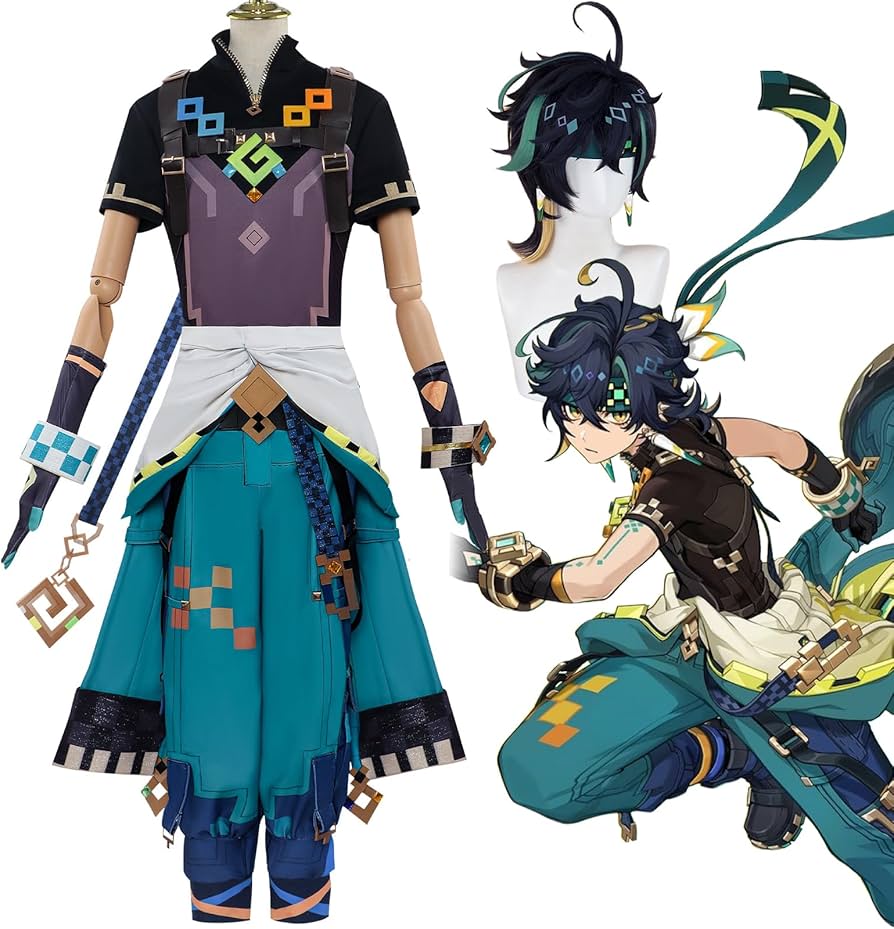 Amazon.co.jp: [Plazhen] 原神 キィニチ コスプレ衣装 神の目付き フル