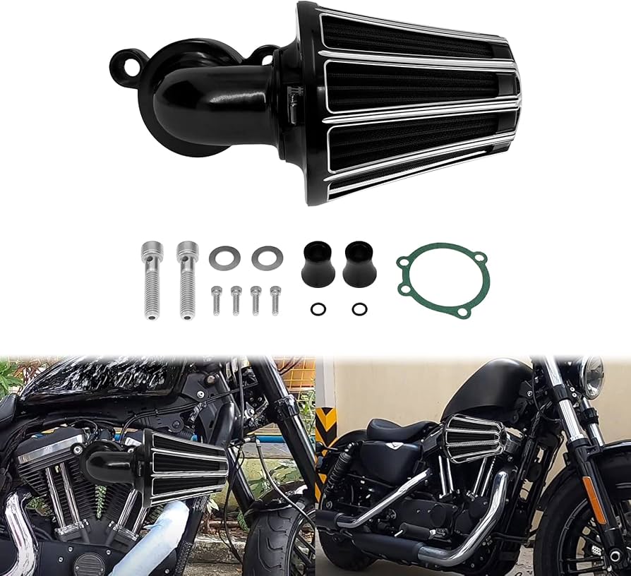 Amazon | YHMTIVTU バイク エアフィルター エアクリーナー キノコ型