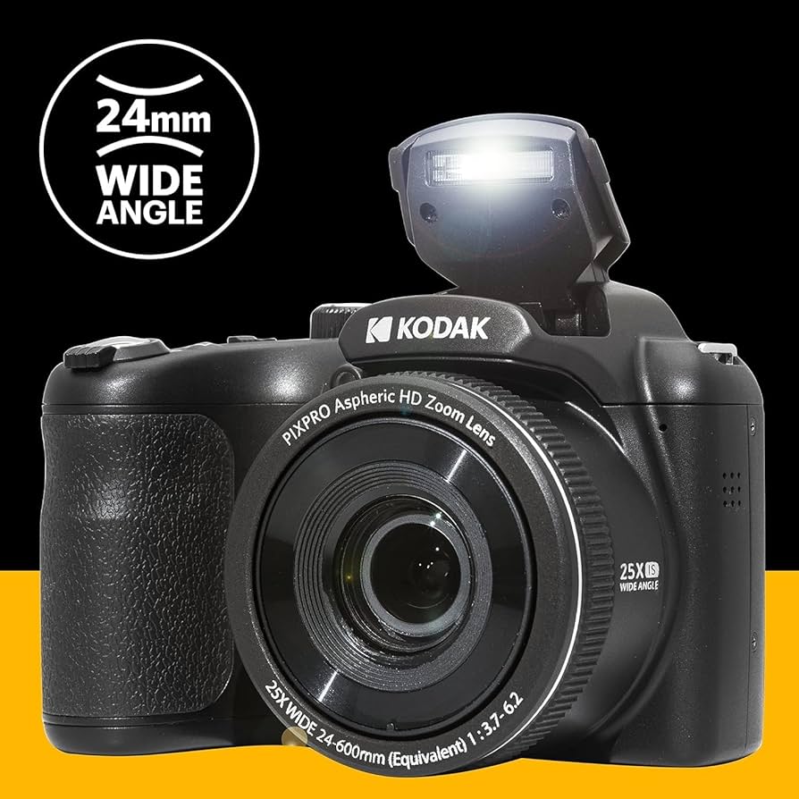 Amazon.com : Kodak PIXPRO AZ255 Digital Camera (Black) Bundle with