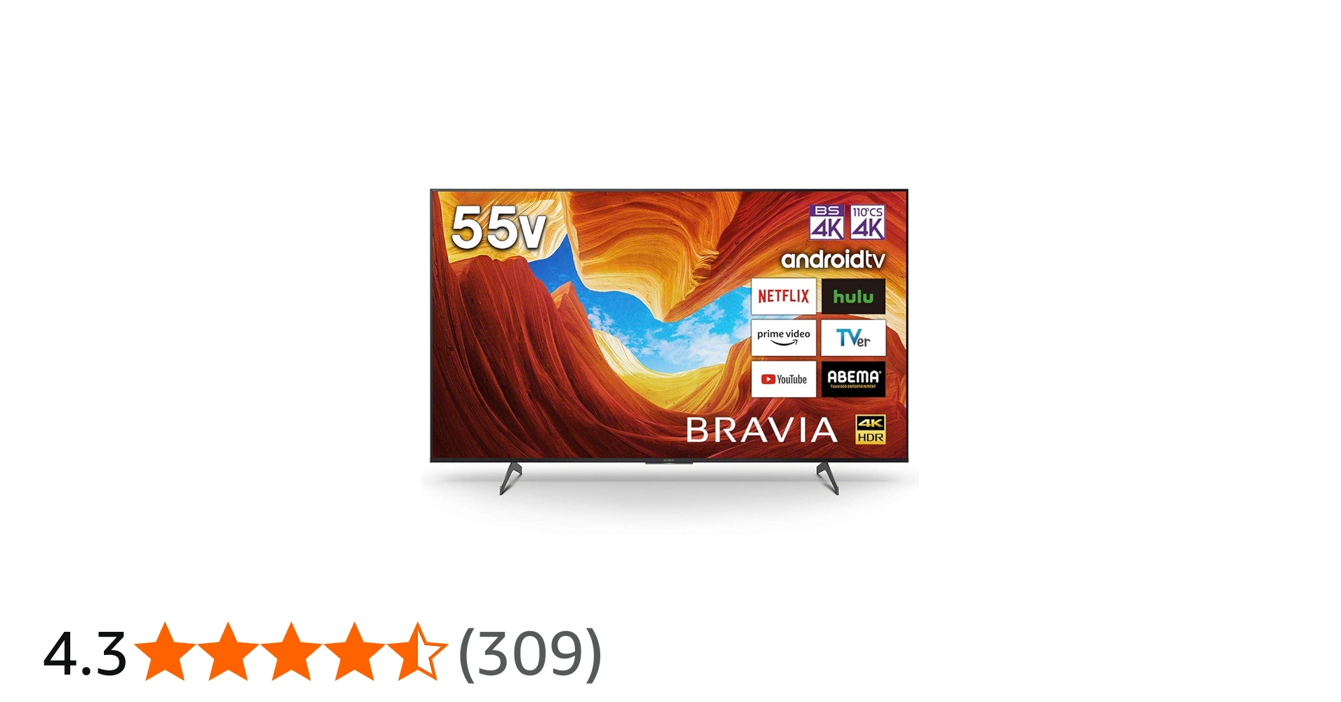 Amazon.co.jp: ソニー 55V型 液晶 テレビ ブラビア KJ-55X8550H 4K