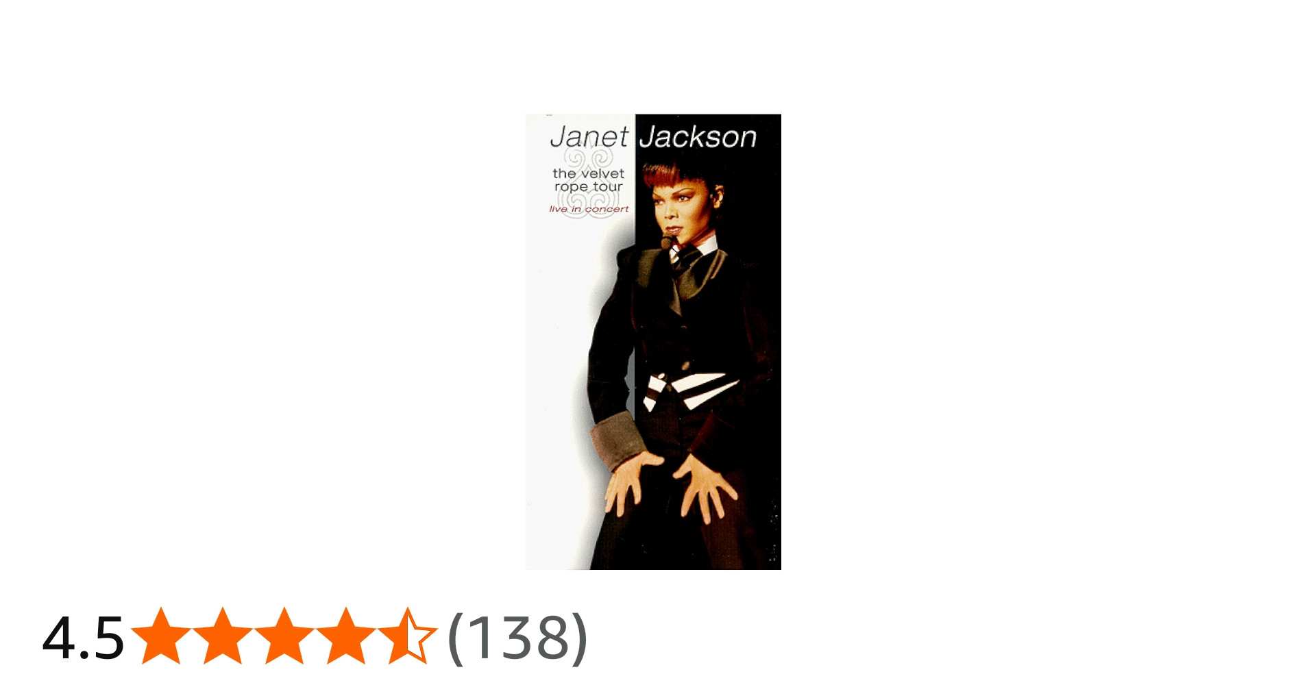Amazon.co.jp: Velvet Rope Tour [VHS] : Jackson, Janet: DVD