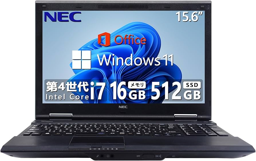 NEC VersaPro PC-VK26TLNL74ZN ノートPC。