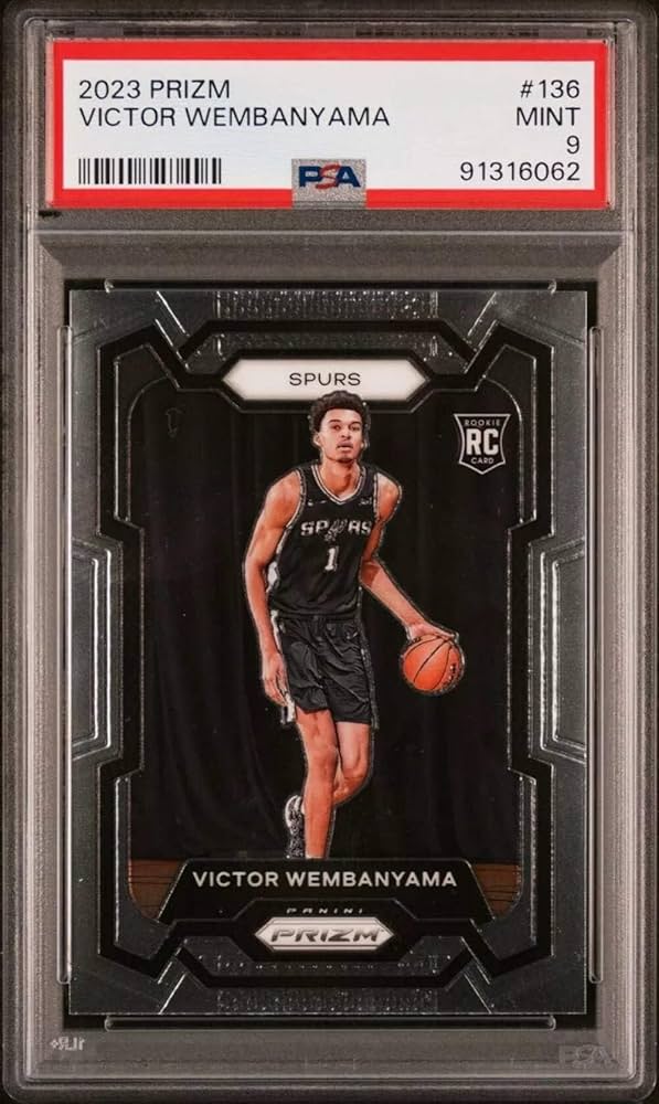 Amazon.com: Graded 2023 Panini Prizm Victor Wembanyama #136 Rookie