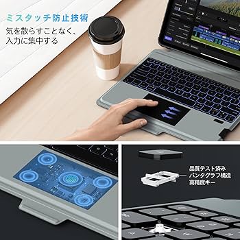 Amazon.co.jp: 【カメラ保護】Nillkin キーボード付きケース ipad A16