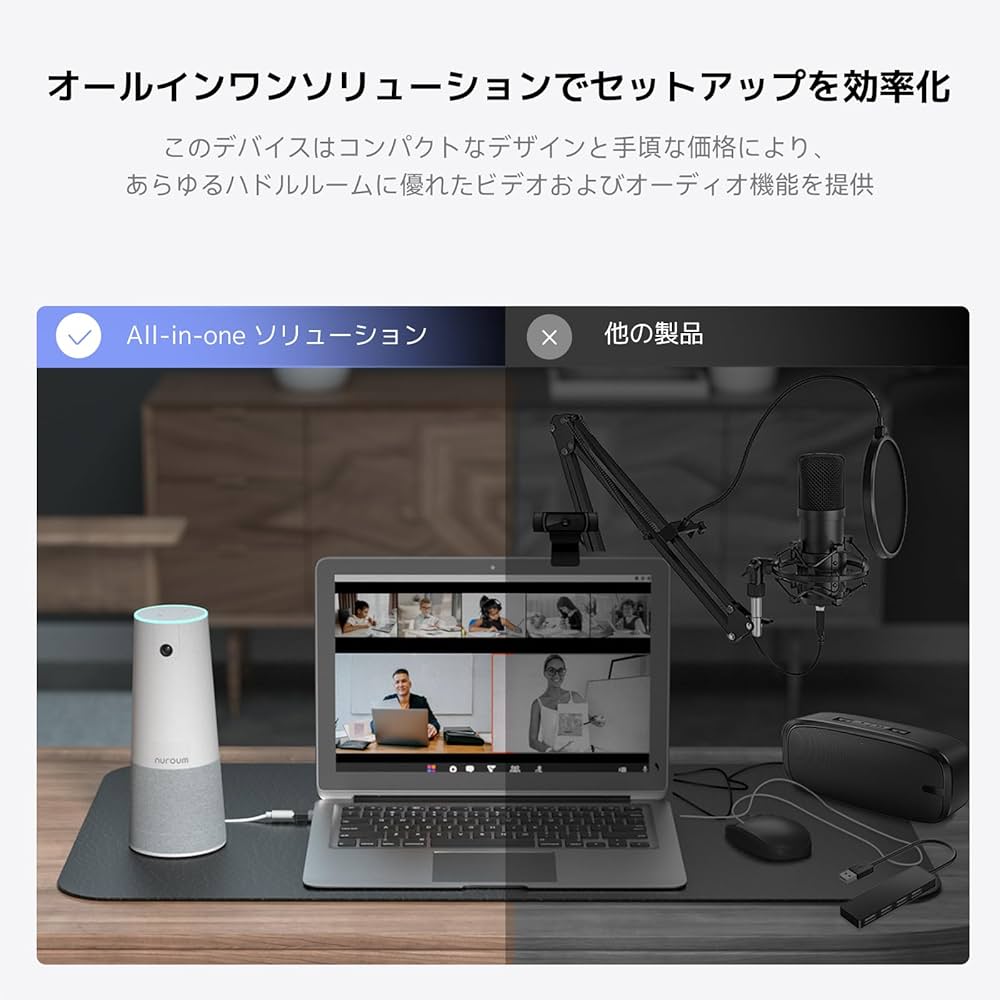 Amazon.co.jp: ウェブカメラ Nuroum 会議用 webカメラ マイク