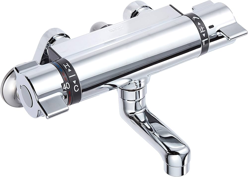 Amazon | KVK サーモスタット式シャワー混合水栓 KF800TN | 浴室水栓