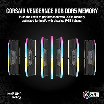 CORSAIR Vengence RGB DDR5 RAM 32GB (2x16GB) 6000MHz CL36-44-44-96