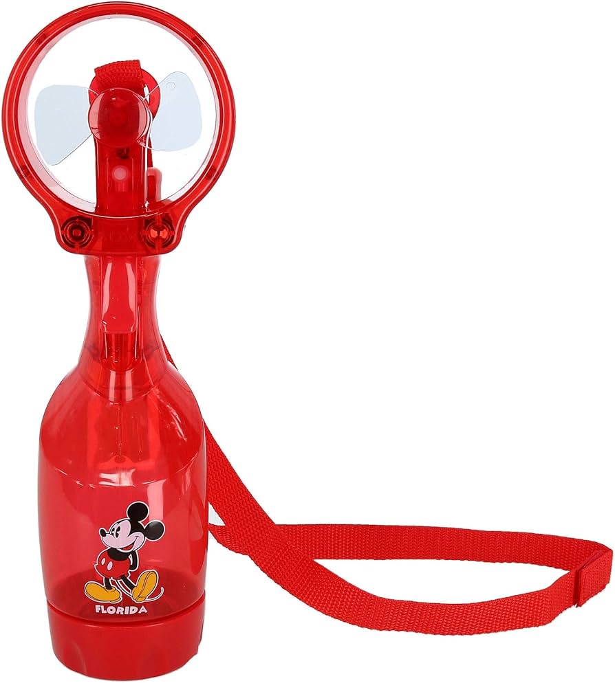 Amazon.com: Disney Mickey Mouse Red Personal Misting Fan : Patio