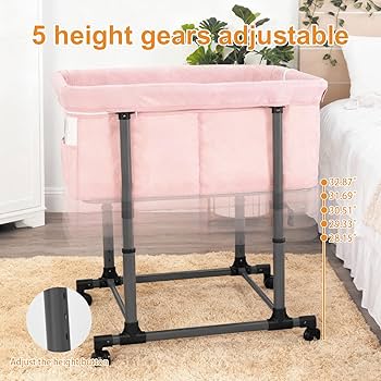 Amazon.co.jp: MTWML ツインベビーベッド 双子用ポータブルクレードル