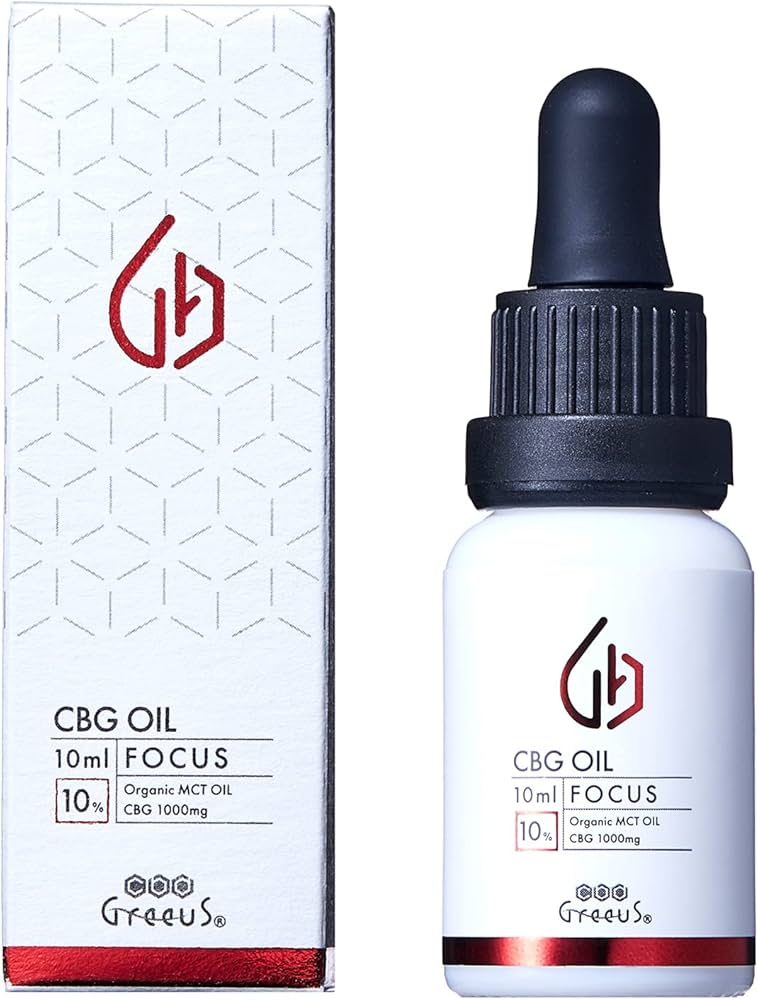 Amazon.co.jp: 【新基準対応】 Greeus CBG オイル FOCUS cbg10%1000mg