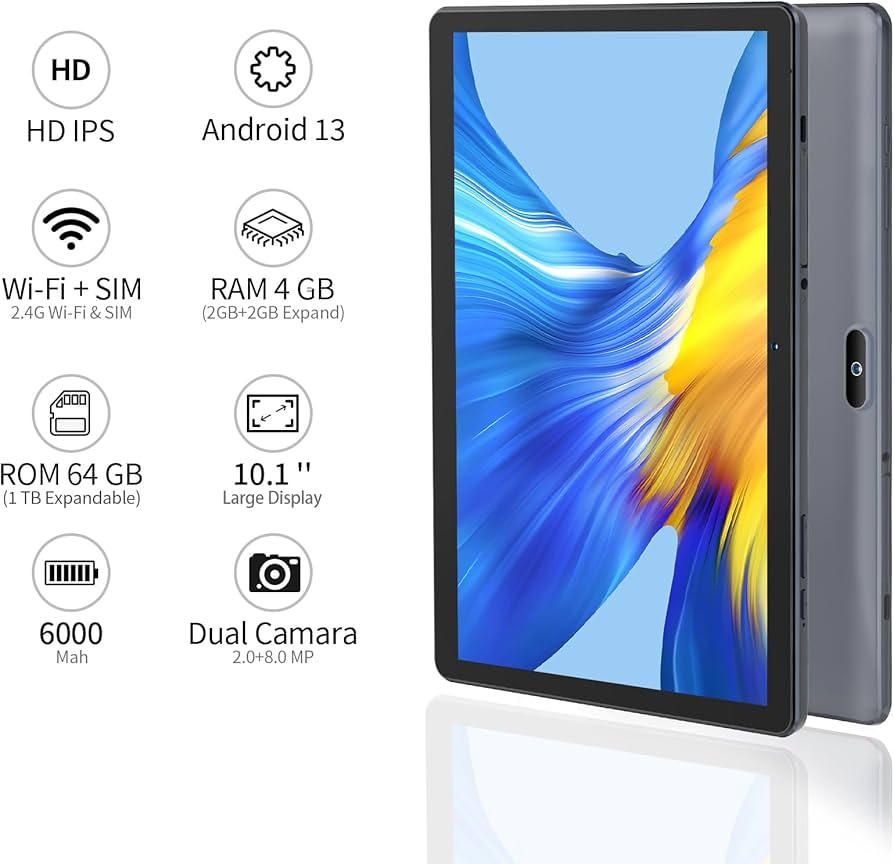 Amazon.com : PRITOM Android Tablet 10 inch, M10, 64GB Android