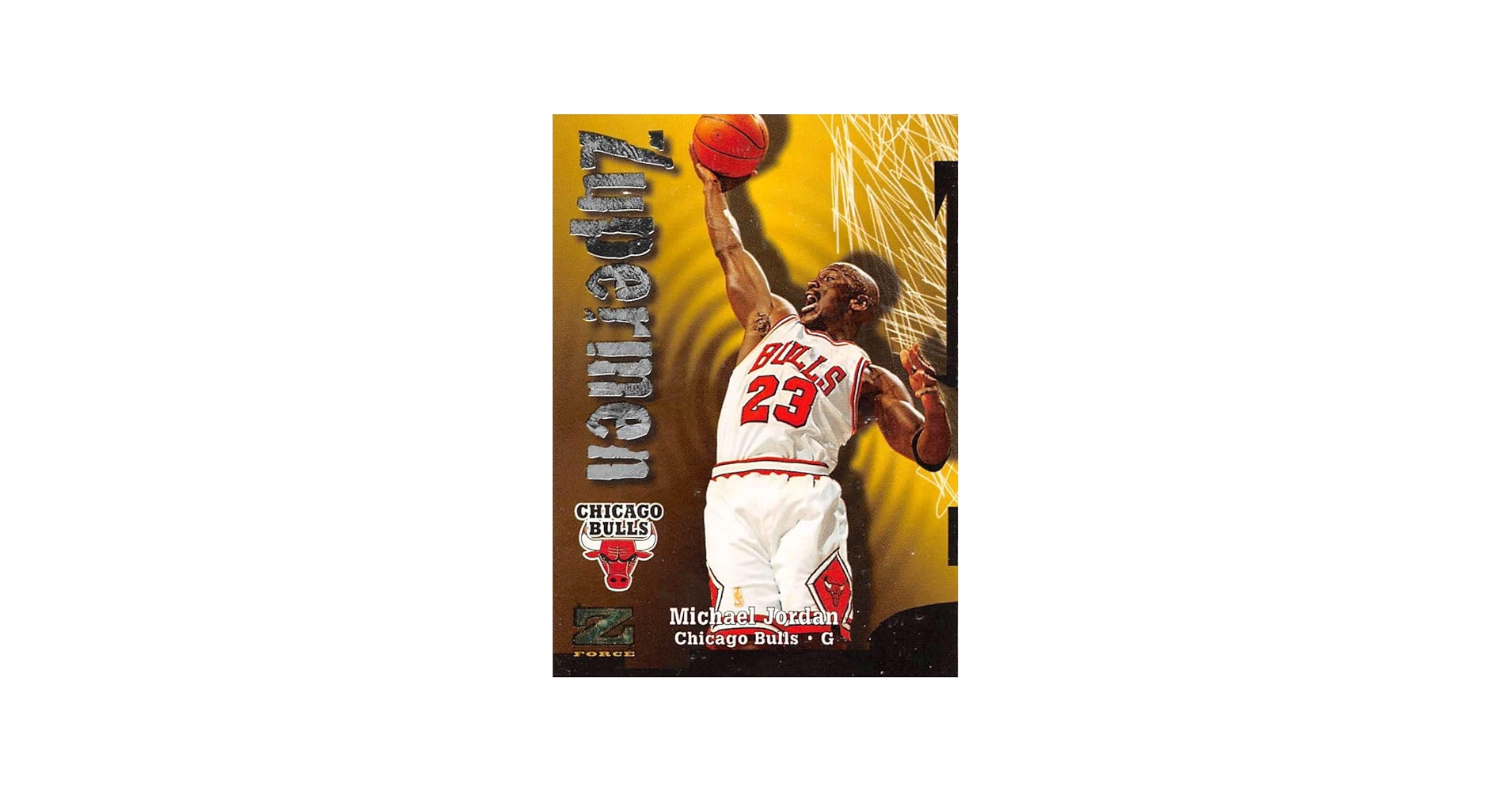 Amazon.com: 1997-98 Z-Force Basketball #190 Michael Jordan Chicago