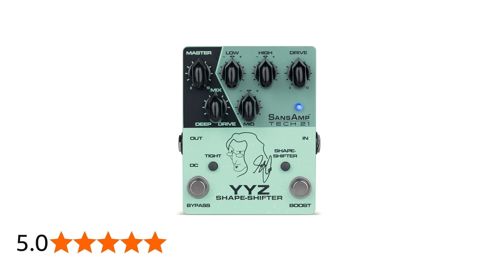 Amazon | TECH21 SANSAMP Geddy Lee Signature プリアンプペダル YYZ