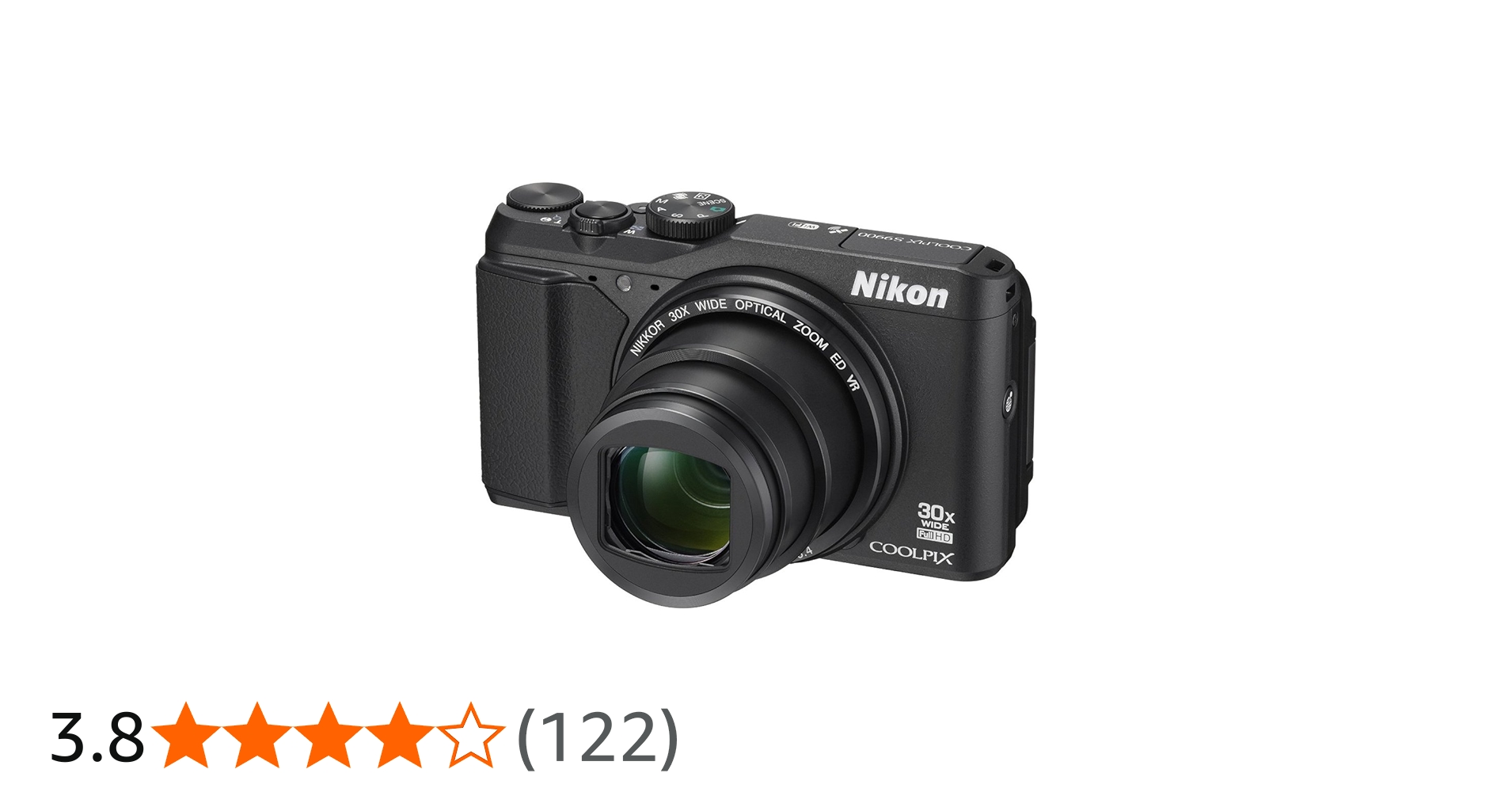 Amazon Canada: Nikon COOLPIX S9900 Digital Camera with 30x Optical