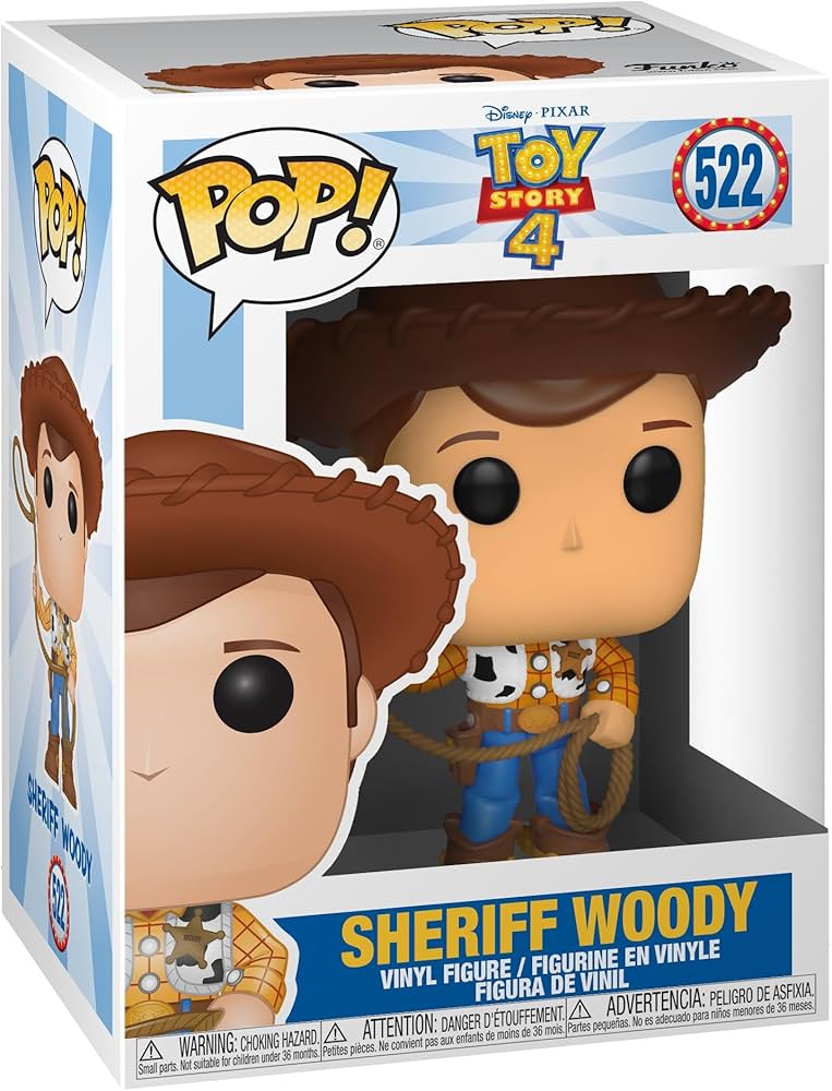 Amazon.com: Funko POP! Vinyl: Disney Pixar: Toy Story 4: Woody