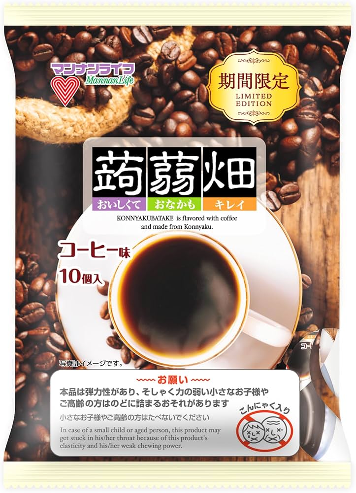 Amazon.co.jp: マンナンライフ 蒟蒻畑コーヒー味 25g×10個×12袋
