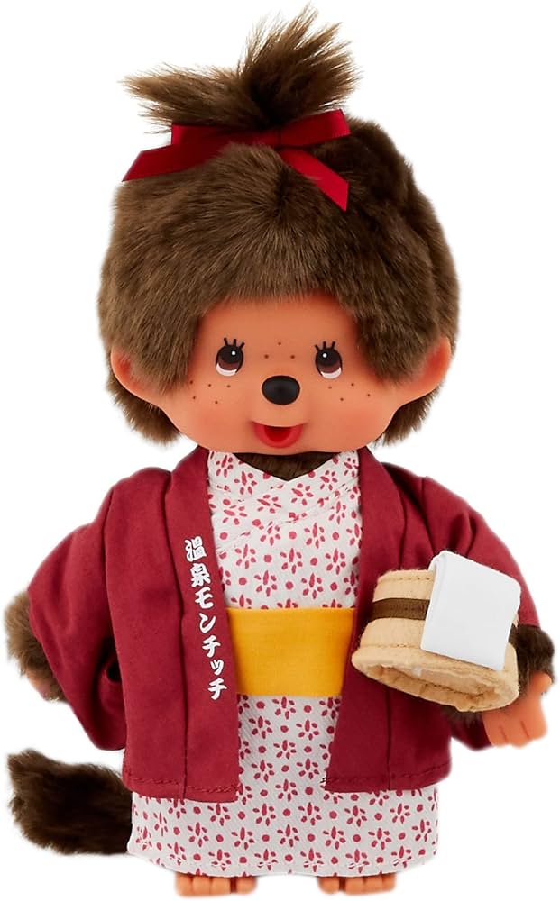 Amazon.co.jp: Sekiguchi Onsen Monchhichi S Girl 201372 : Toys & Games