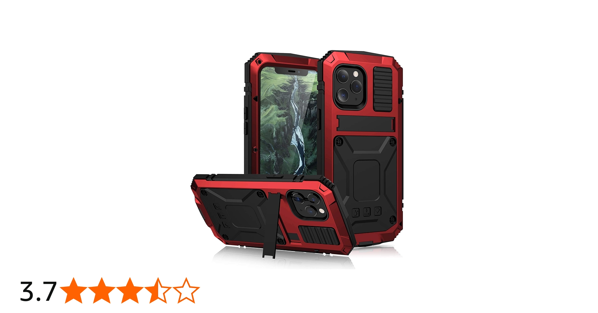 Amazon.co.jp: iPhone 12 Pro Max ケース DINGXIN 最強級金属合金 360