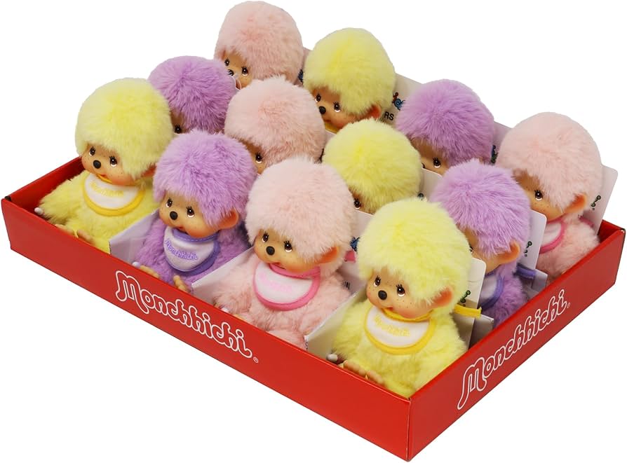 Amazon.com: Sekiguchi 201495-Monchhichi Original, Assorted Yellow