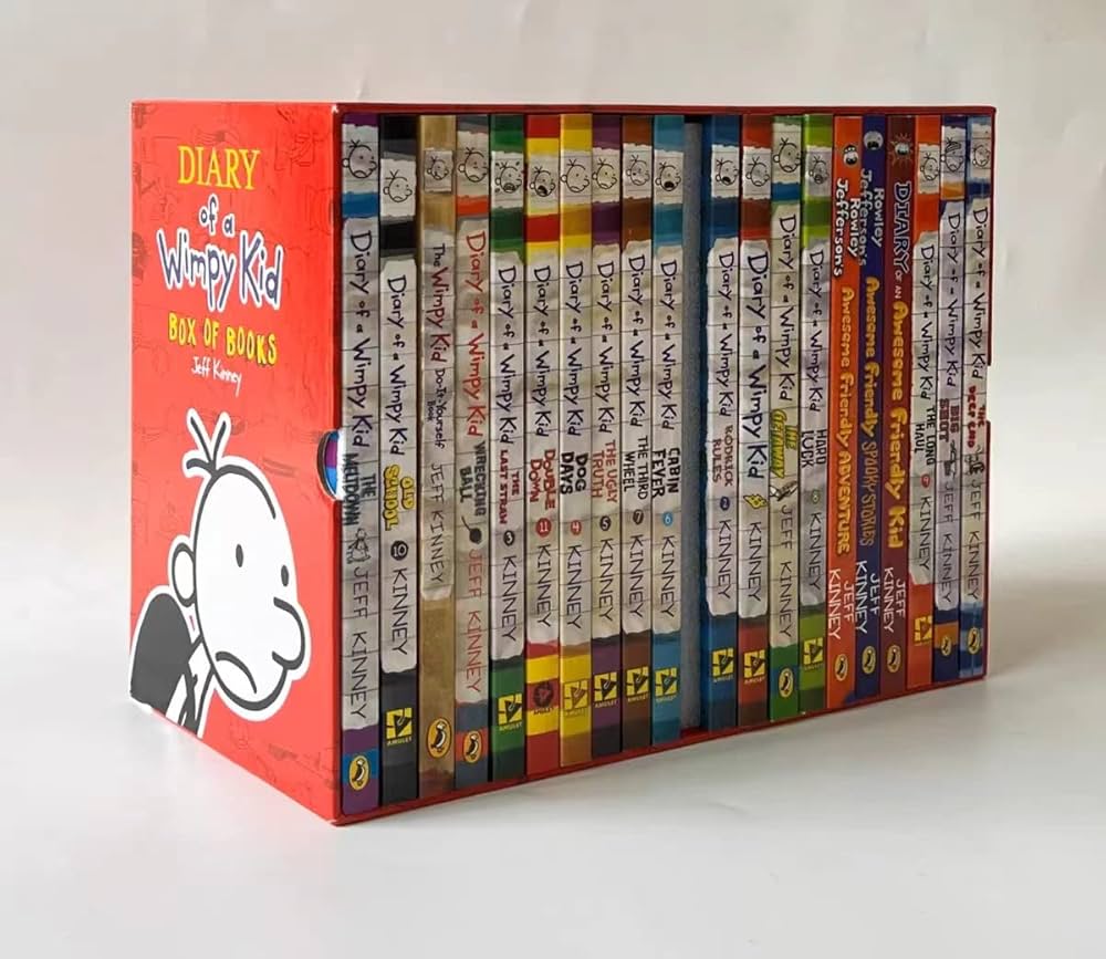 Amazon.co.jp: A Library of Diary of a Wimpy Kid 1-21 Books