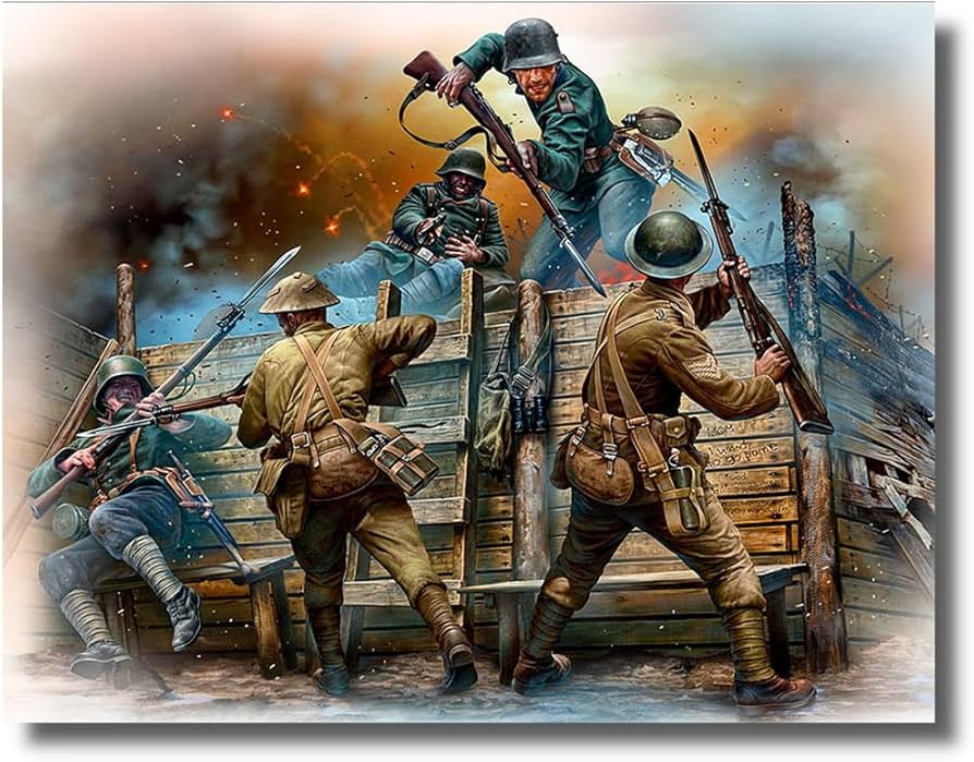 Amazon | マスターボックス 1/35 イギリス・ドイツ 白兵戦第一次