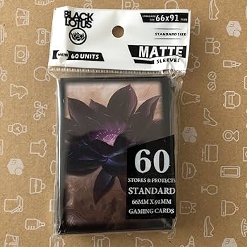 Amazon.co.jp: ブラックロータス Black Lotus スリーブ デュエマ MTG