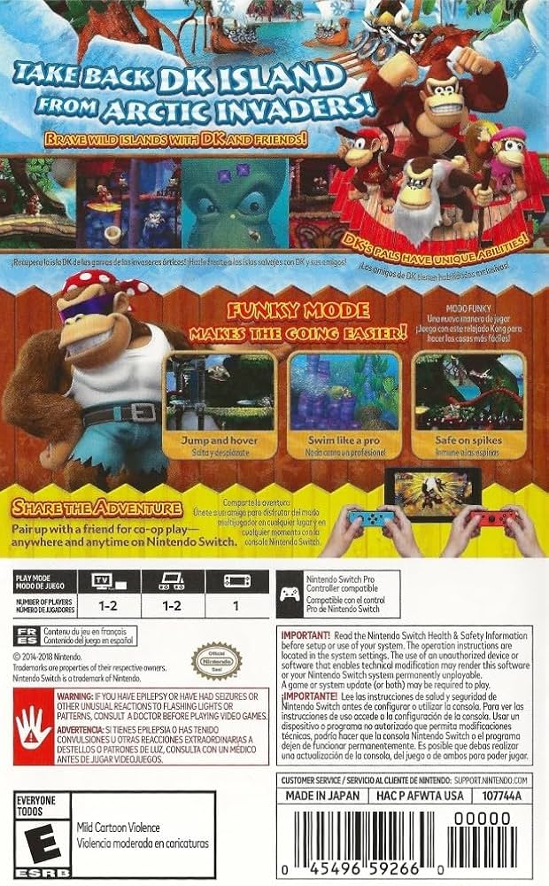 Amazon.com: Donkey Kong Country: Tropical Freeze - Nintendo Switch