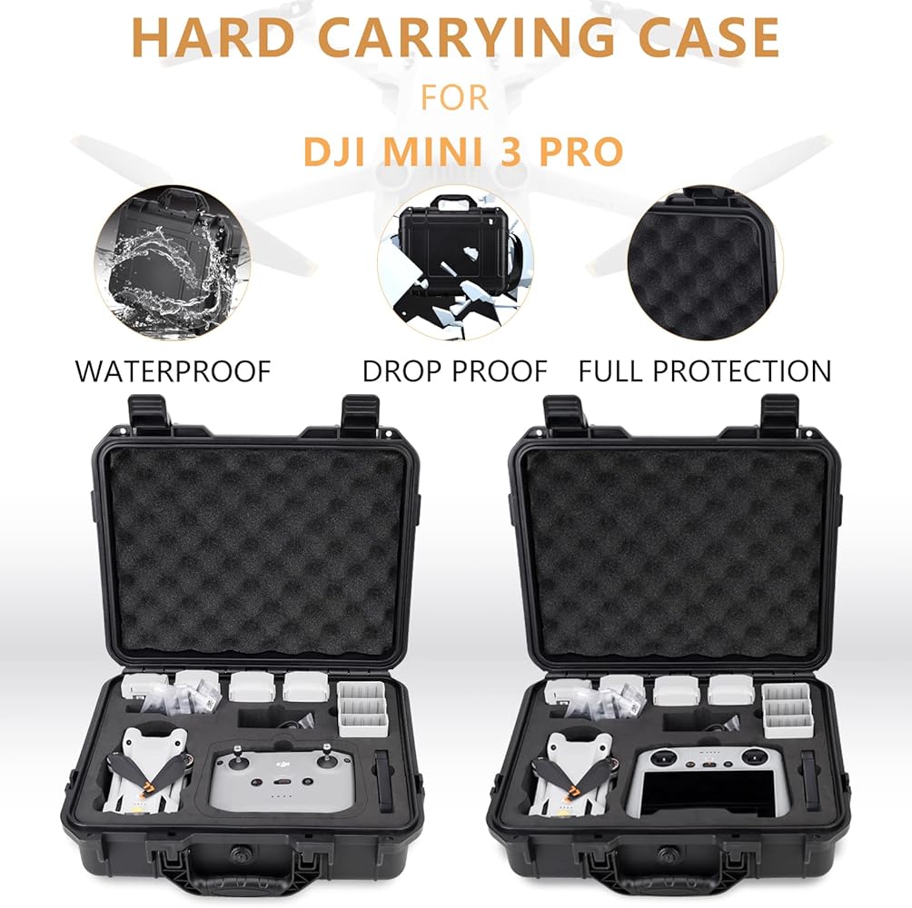 Amazon.com: Hard Case for DJI Mini 3 Pro Drone - Waterproof