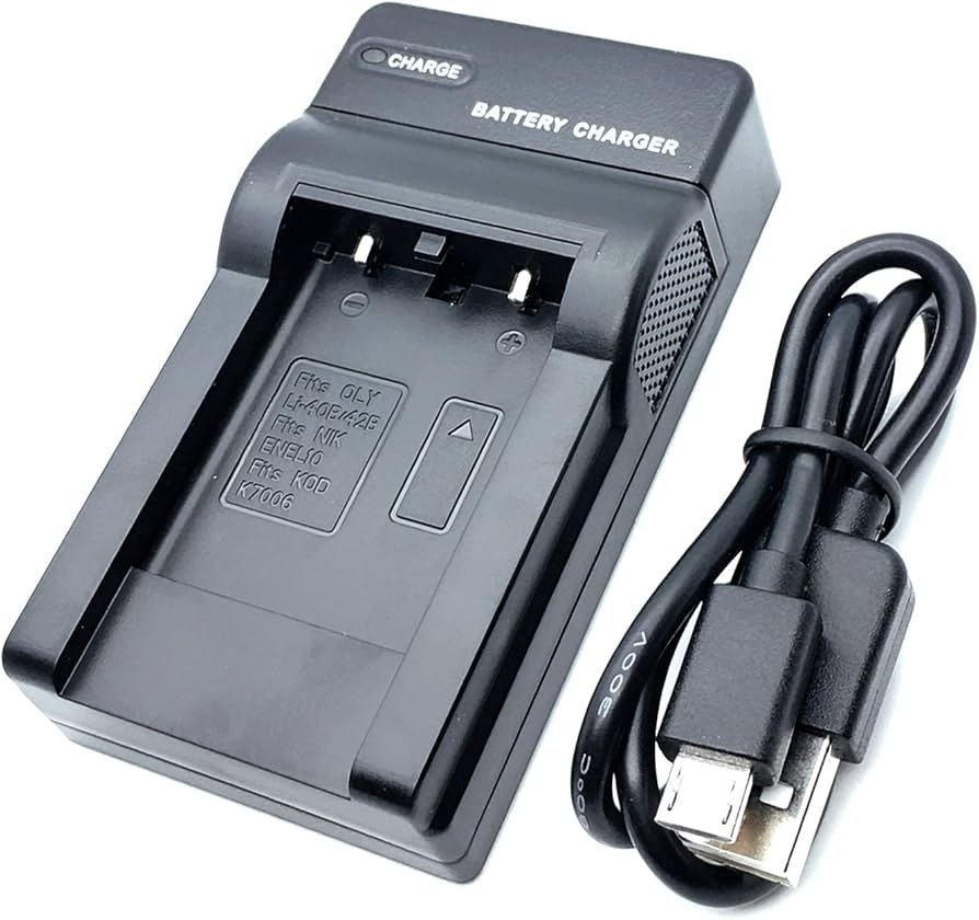 Amazon.com : USB Battery Charger for Panasonic Lumix DMC-3D1, DMC