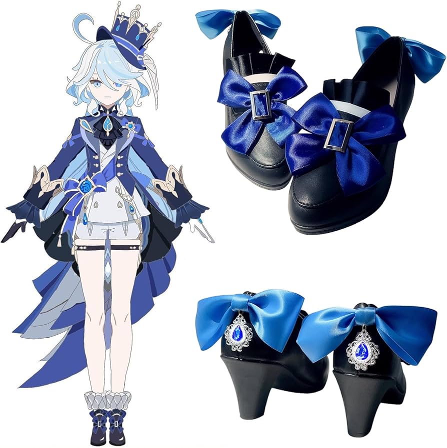 Amazon | CHIASA 原神 げんしん フリーナ Furina コスプレ靴