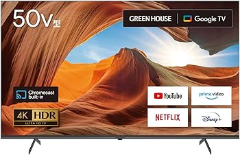 Amazon.co.jp: グリーンハウス(Green House) 50インチ スマートテレビ